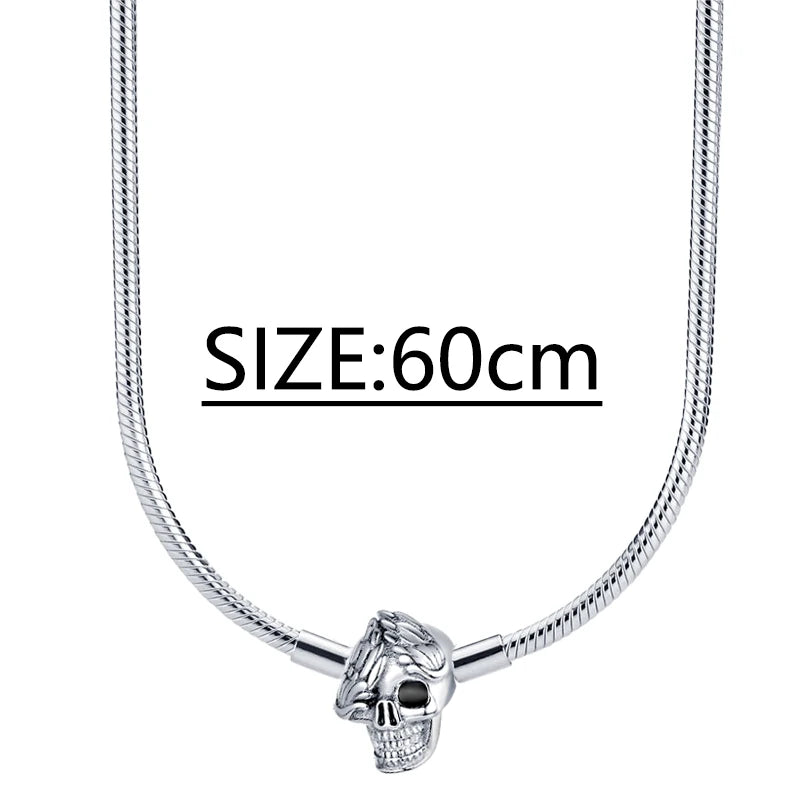 2024 Hot Authentic 925 Sterling Silver Necklace for Women Heart Shape Personalized Fashion Anniversary Birthday Jewelry Gift